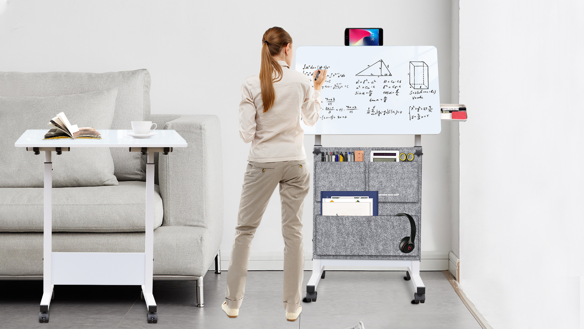Amazon.com: KOUPA Adjustable Height Standing Desk, 24 in Writable